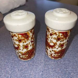 Vintage Paisley Salt & Pepper Shaker